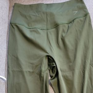 Gymshark women large green workout pant